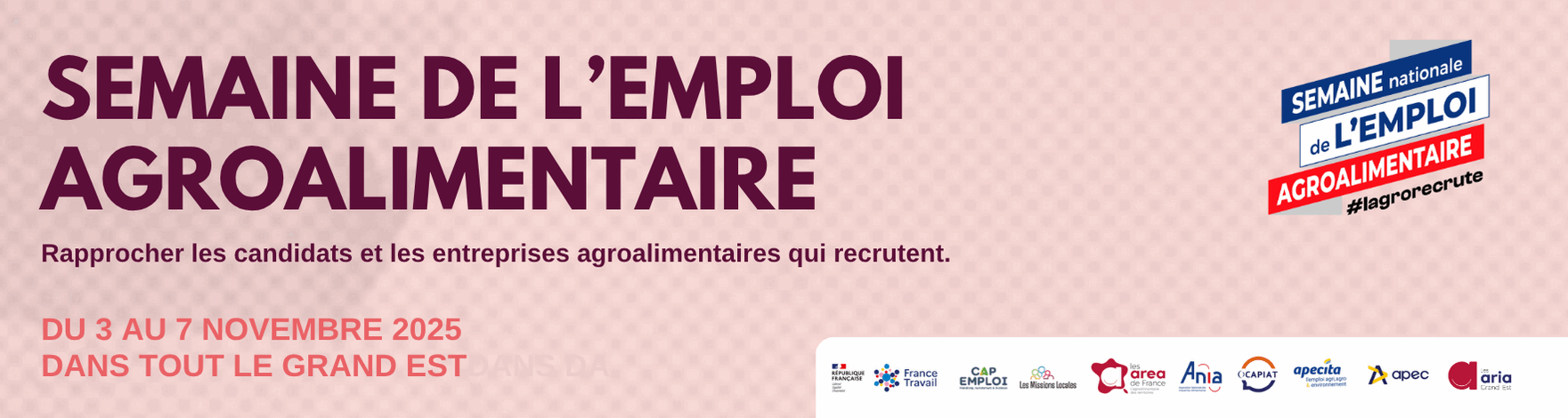 Semaine Nationale de l'Emploi Agroalimentaire